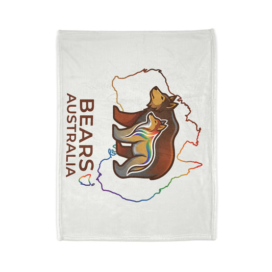 Astral Bears Australia Map Pride Fleece Blanket