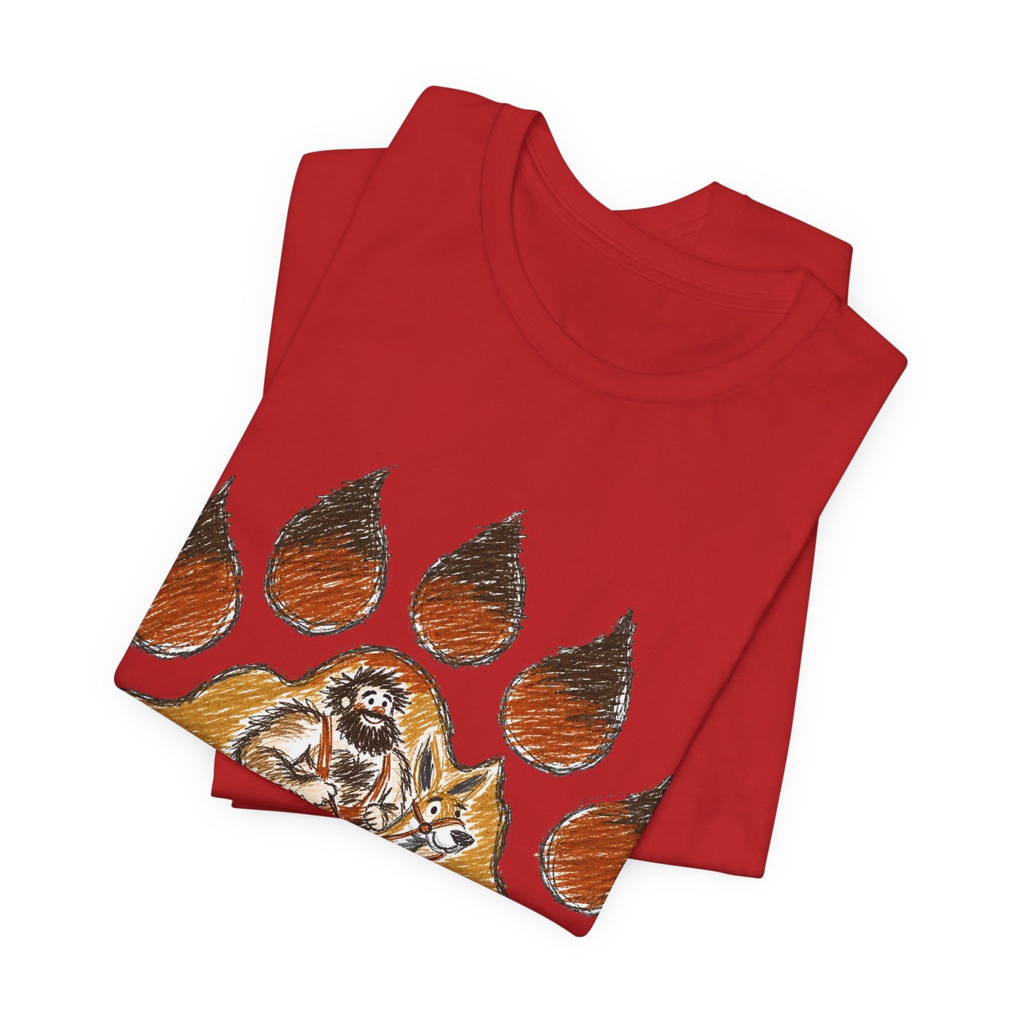 Bear Paw Adventure Tee — Mountain Camper Graphic T-Shirt