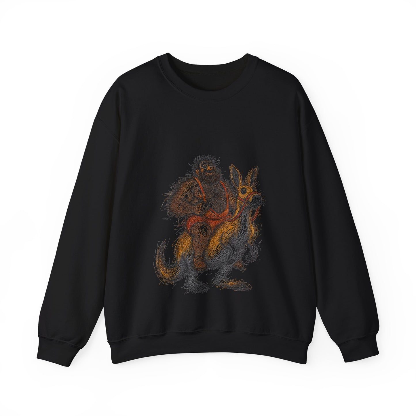 Supreme Bear Kangaroo Graphic Crewneck Sweatshirt