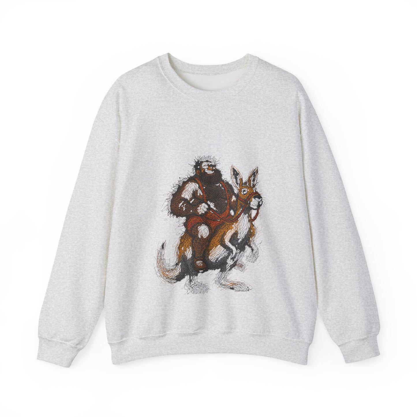 Supreme Bear Kangaroo Graphic Crewneck Sweatshirt