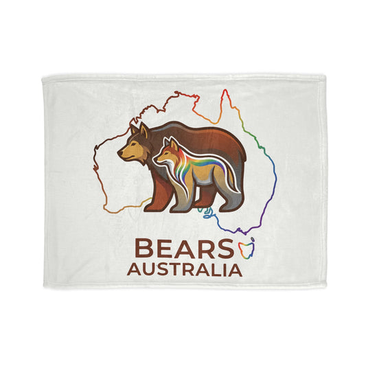 Astral Bears Australia Map Pride Fleece Blanket