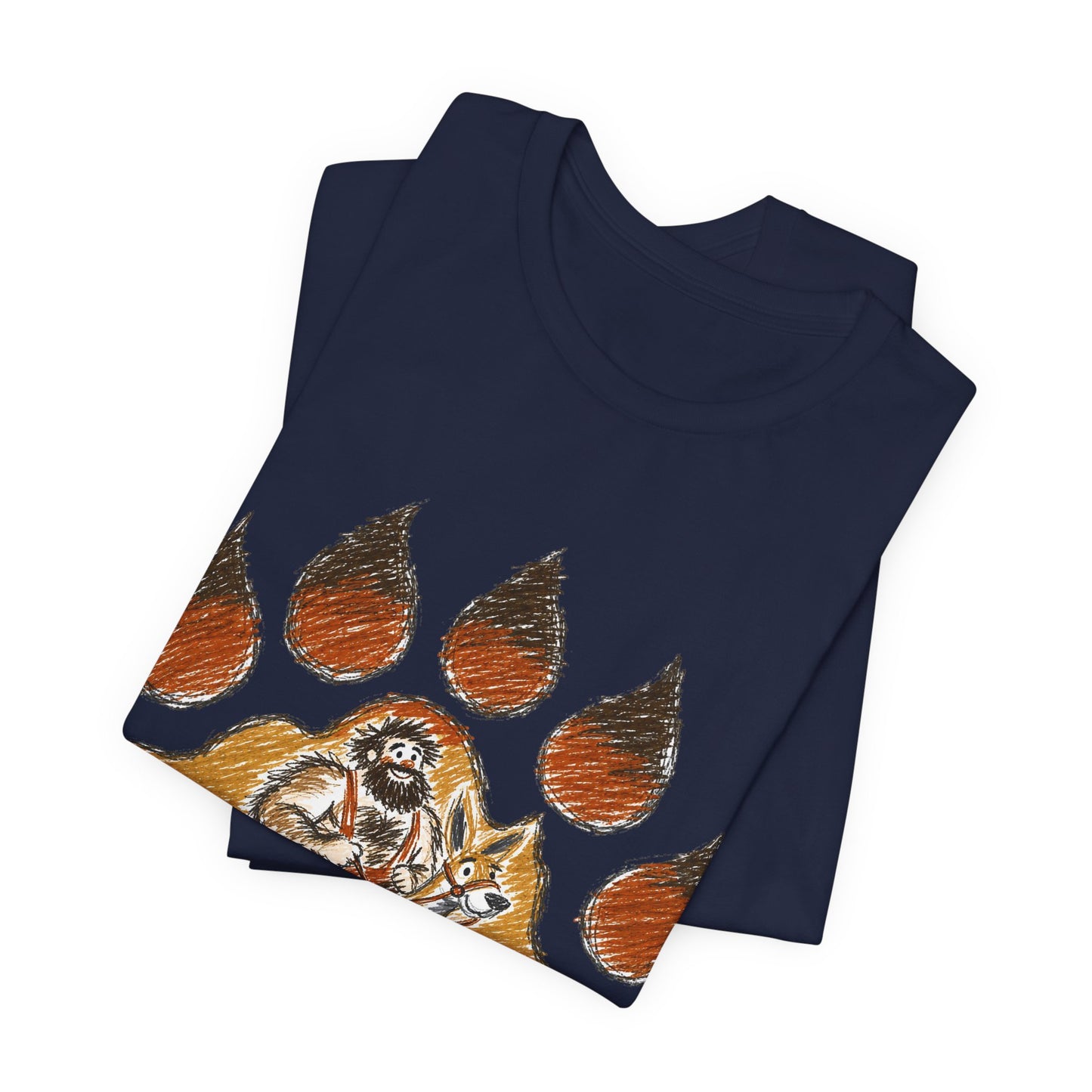 Bear Paw Adventure Tee — Mountain Camper Graphic T-Shirt