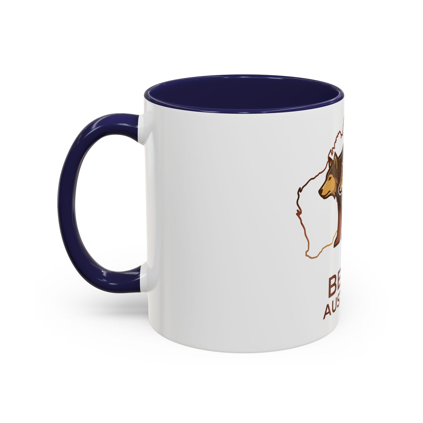 Astral Bears Australia Map Pride Two-Tone Coffee Mug