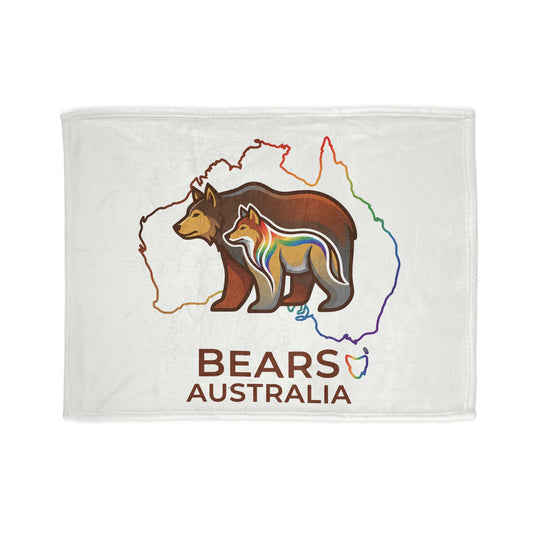 Astral Bears Australia Map Pride Fleece Blanket